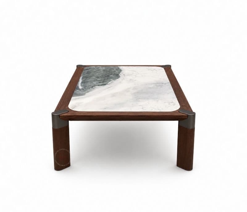 Image 8 for Center Table-C 2501 Set of 2 nos Marble Top Metal Base