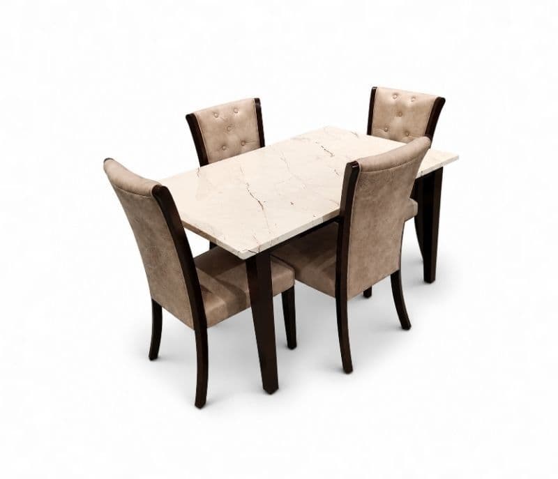 Image 6 for New Model/Art Marble Dining Table 1+4 Seater Marble Top