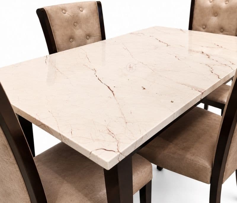 Image 13 for New Model/Art Marble Dining Table 1+4 Seater Marble Top