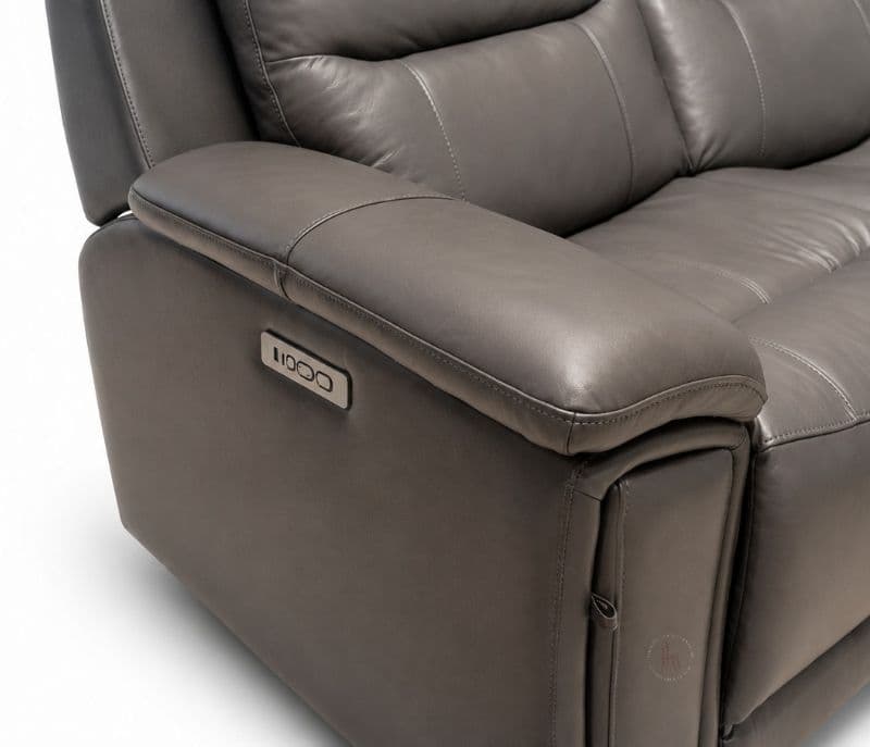 Image 14 for Manwah U71191M 3+2+1 Motor Recliner Pure Leather With Sound Bar/Concealed CupHolders (BWD)(WF)
