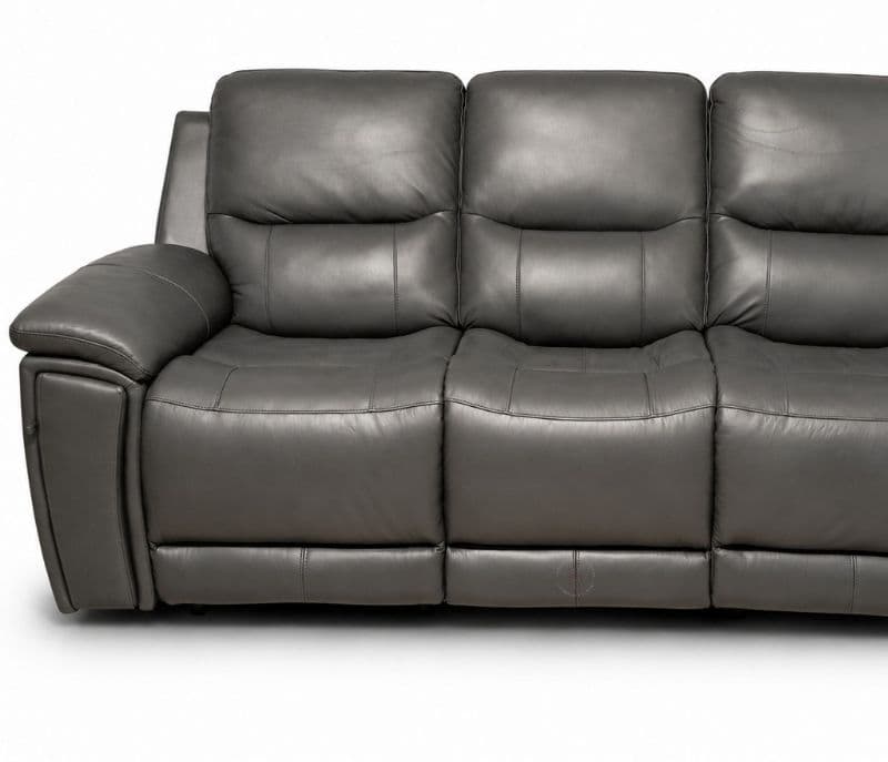 Image 11 for Manwah U71191M 3+2+1 Motor Recliner Pure Leather With Sound Bar/Concealed CupHolders (BWD)(WF)