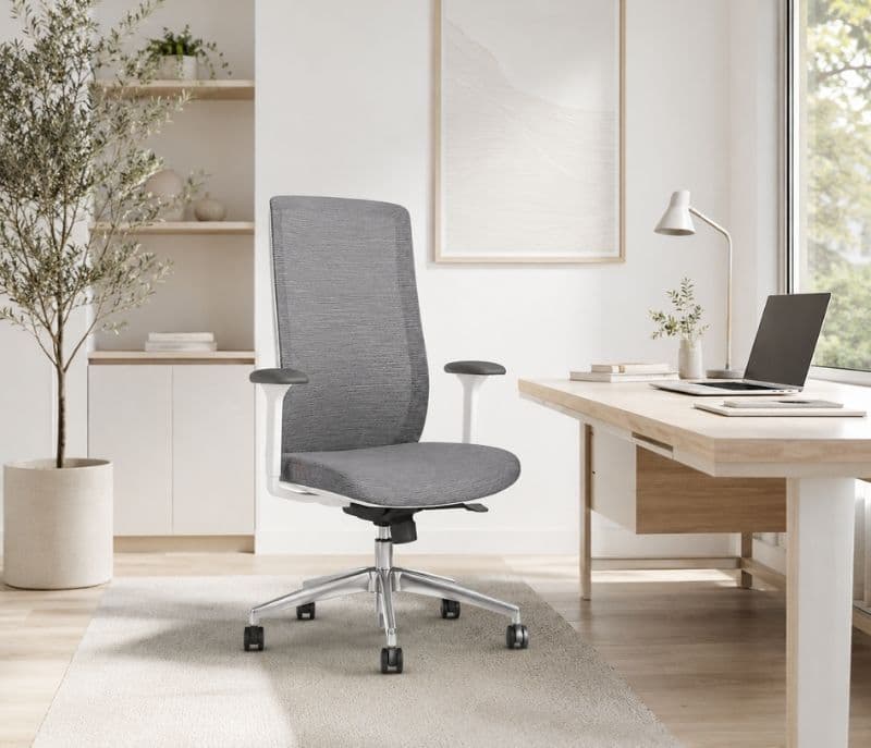 Image 1 for Eros MB White Office Chair (PM)