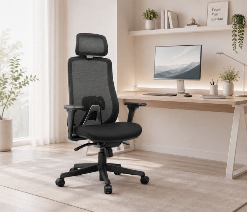 Image 1 for Fido HB Black Special(AK) Office Chair (PM)
