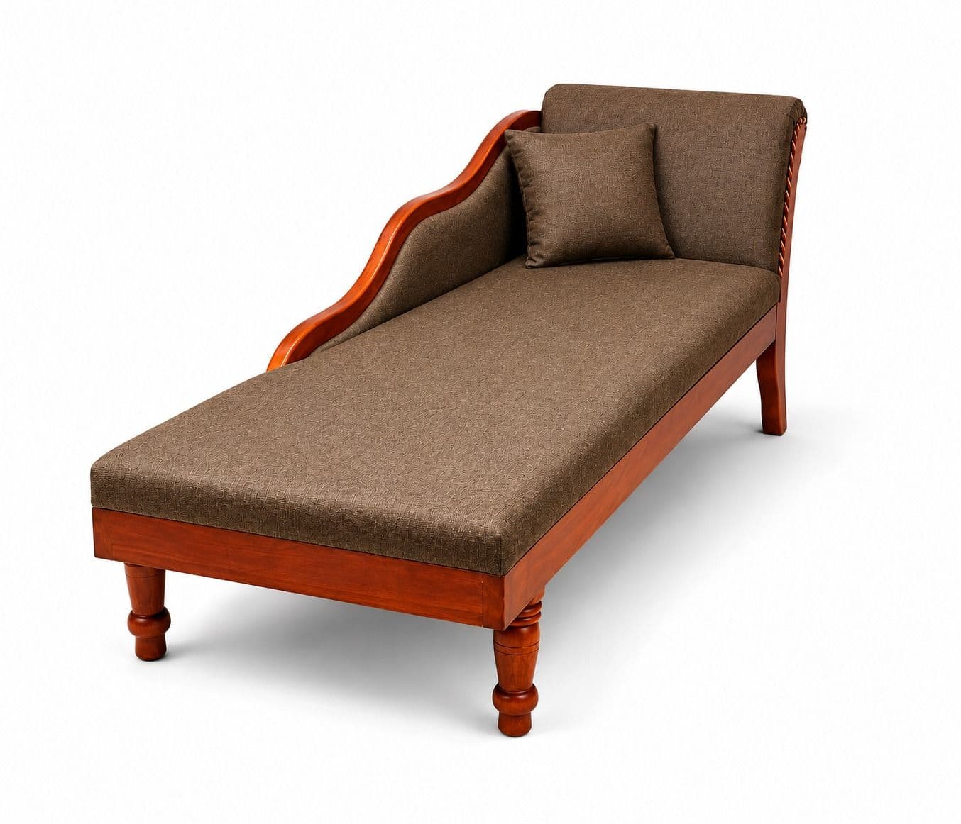 Image 5 for Backrest Diwan Jute Fabric And Solid Rubber Wood (BTM)