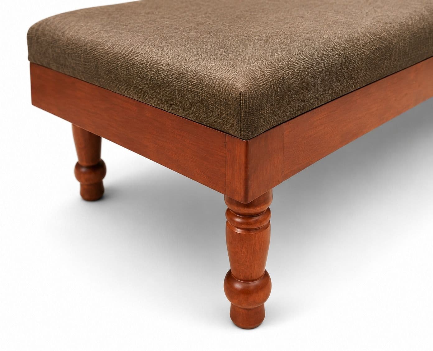 Image 10 for Backrest Diwan Jute Fabric And Solid Rubber Wood (BTM)