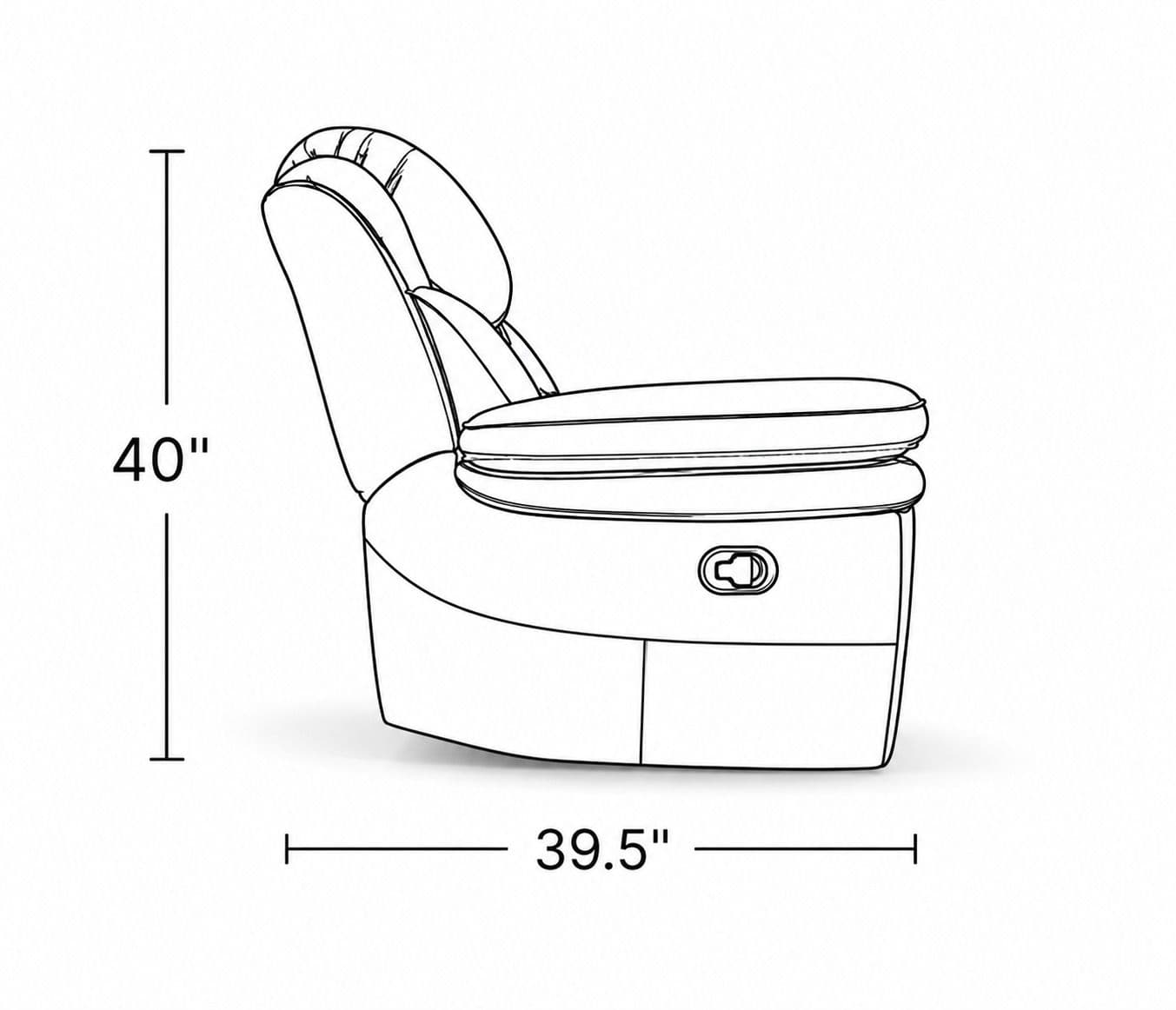 Image 27 for Manwah UXW9020M 3+2+1 Power Recliner Leather (CP)