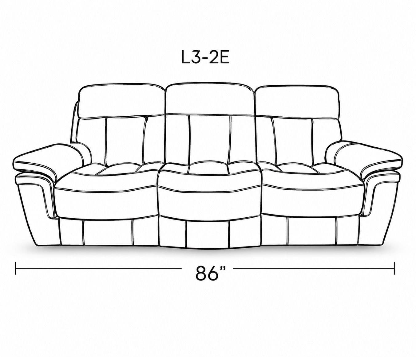 Image 25 for Manwah UXW9020M 3+2+1 Power Recliner Leather (CP)