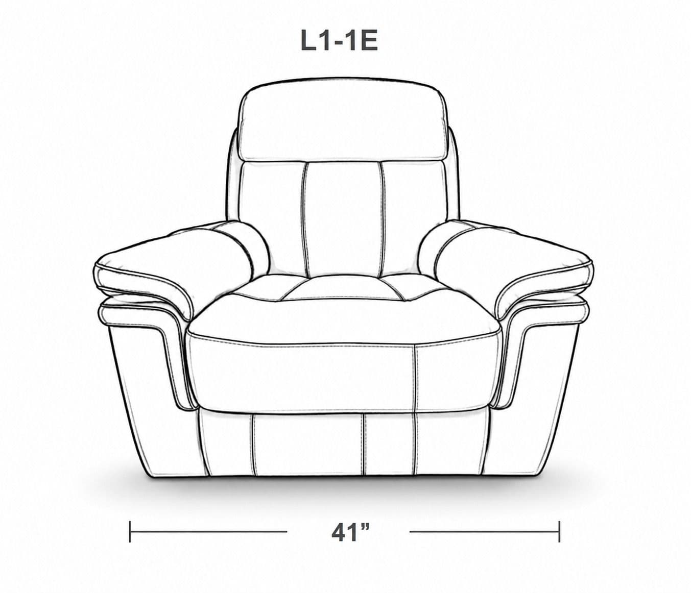 Image 28 for Manwah UXW9020M 3+2+1 Power Recliner Leather (CP)