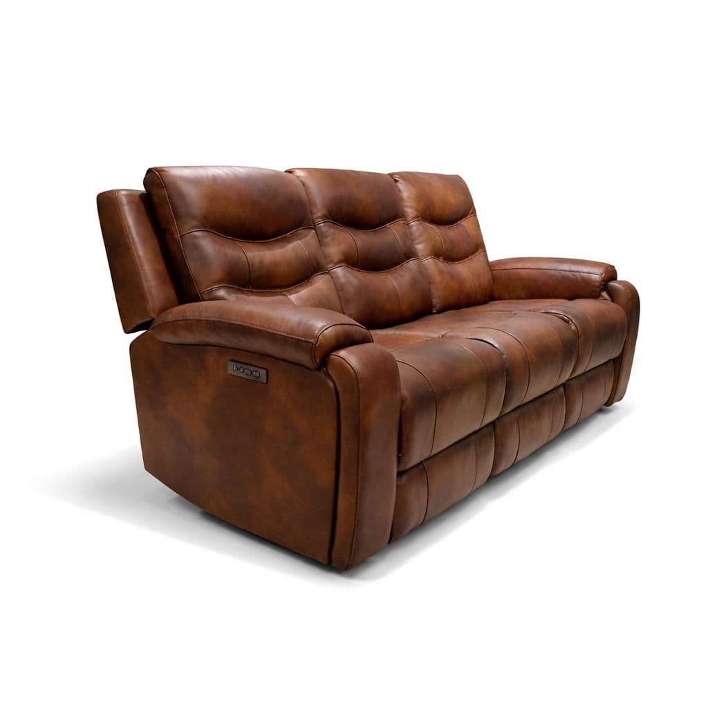 Image 6 for Manwah U70731HM 3+2+1 Power Recliner Leather