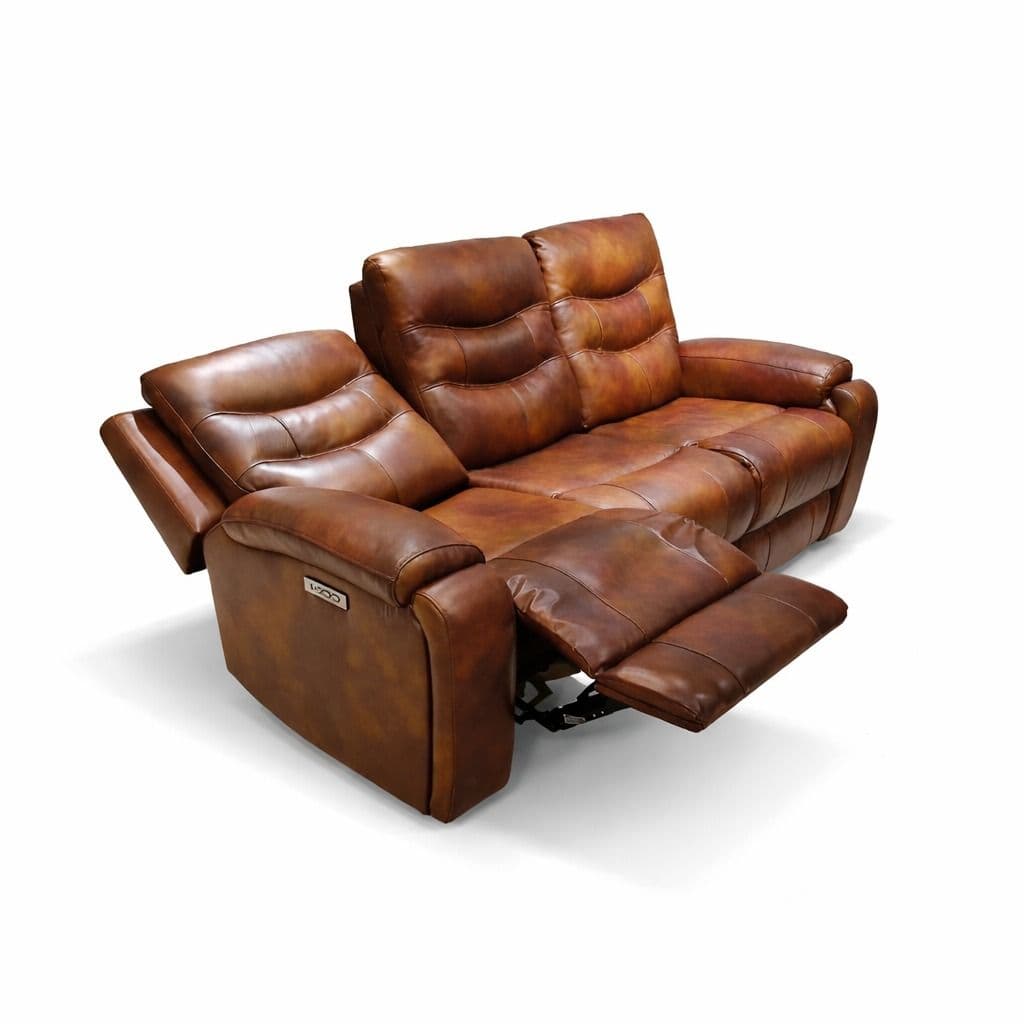 Image 4 for Manwah U70731HM 3+2+1 Power Recliner Leather