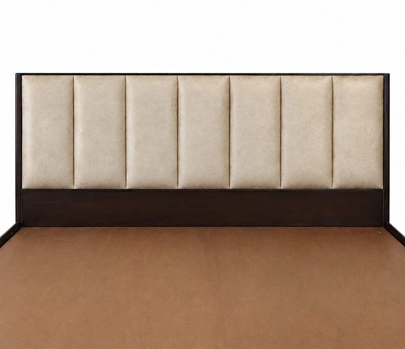 Image 6 for Patti Cushion Cot King Size 72"x78 "Box With Hydraulic Play And Engeneering Wood Legs Assam Teak (BSK)