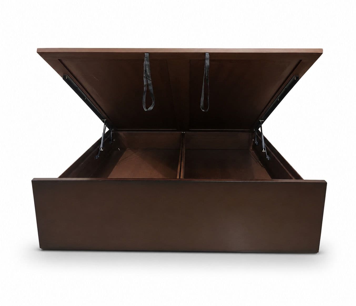 Image 10 for Patti Cushion Cot King Size 72"x78 "Box With Hydraulic Play And Engeneering Wood Legs Assam Teak (BSK)