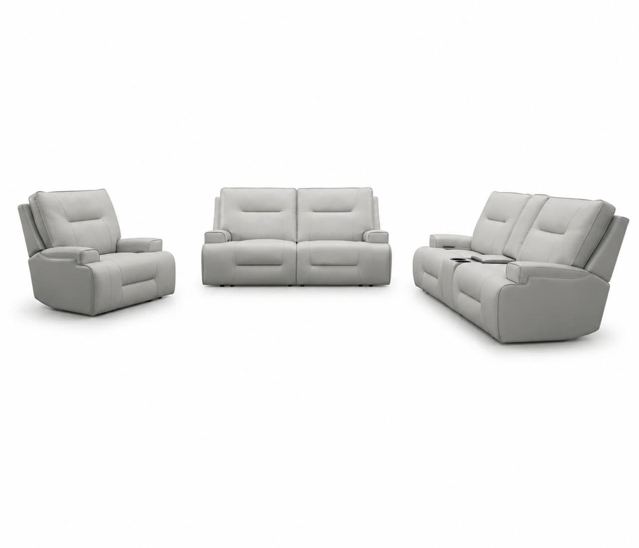 Image 2 for Manwah U71078X 3+2+1 Power Recliner Leather