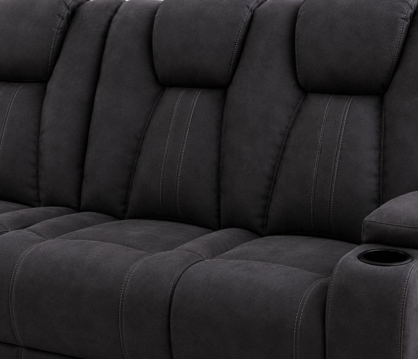 Image 5 for Manwah X9990BM 3+2+1 Power Recliner Fabric