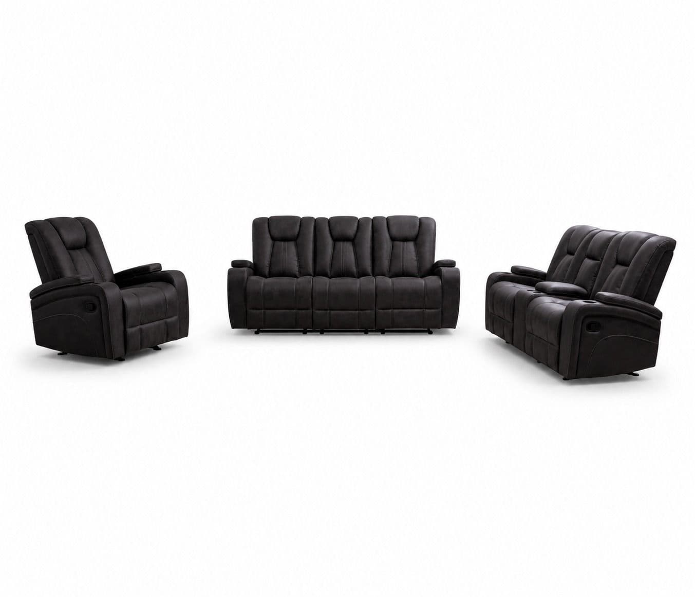 Image 3 for Manwah X9990BM 3+2+1 Power Recliner Fabric