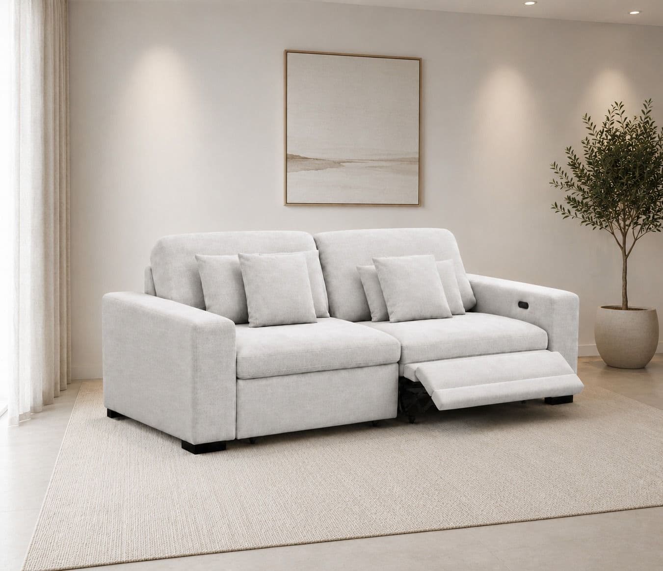 Manwah 80386BM 3+2 Sofa Recliner Fabric