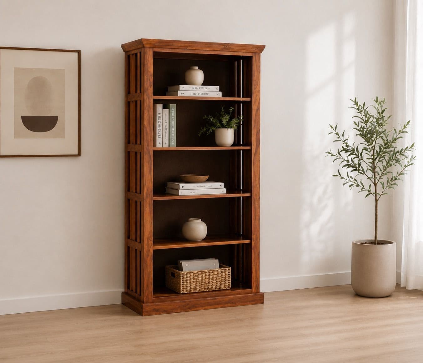 Image 1 for Sheesham Book Shelf (SCV_PKU)