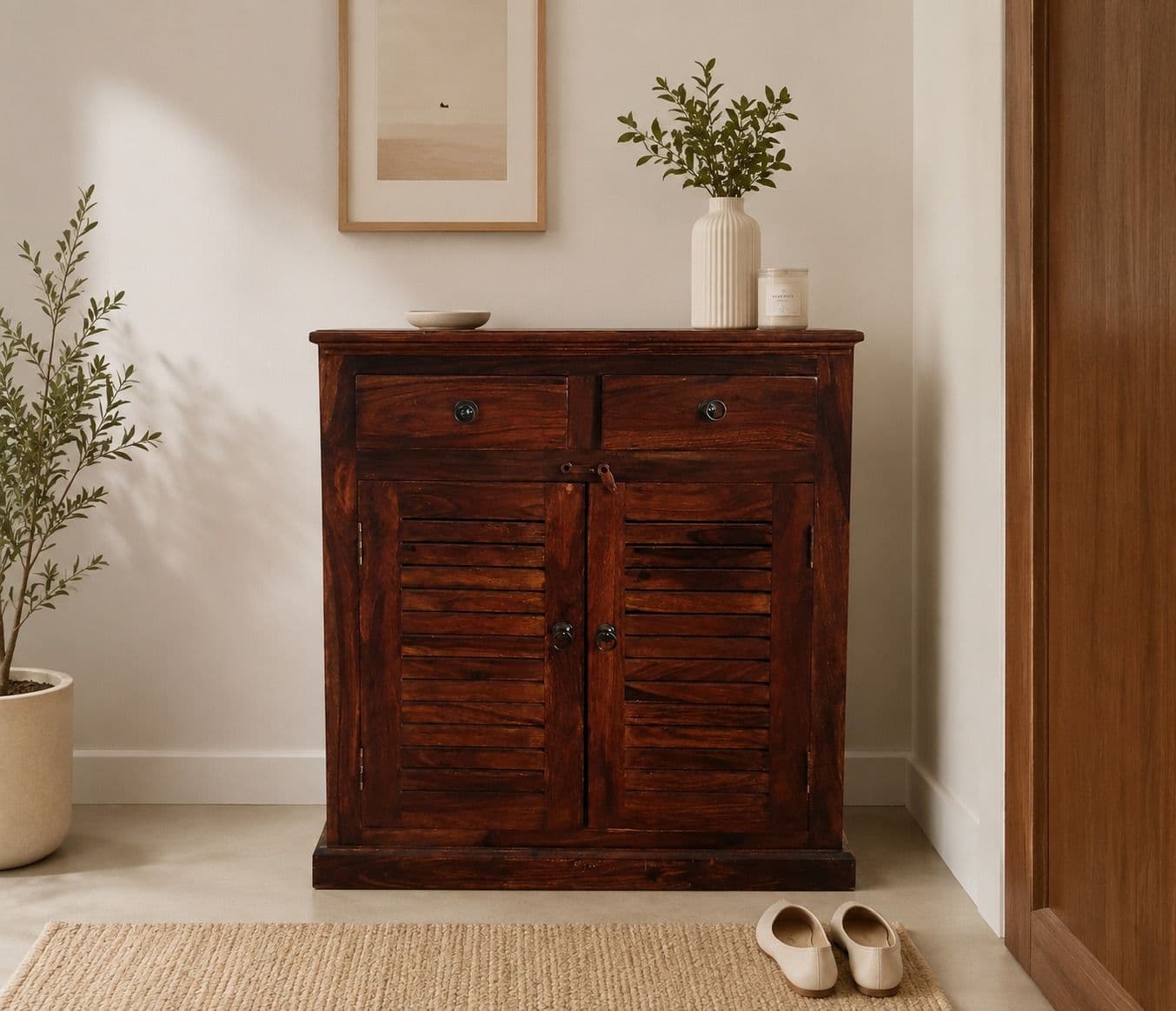 Image 1 for 2-Door Shoe Rack (SCV_PKU)