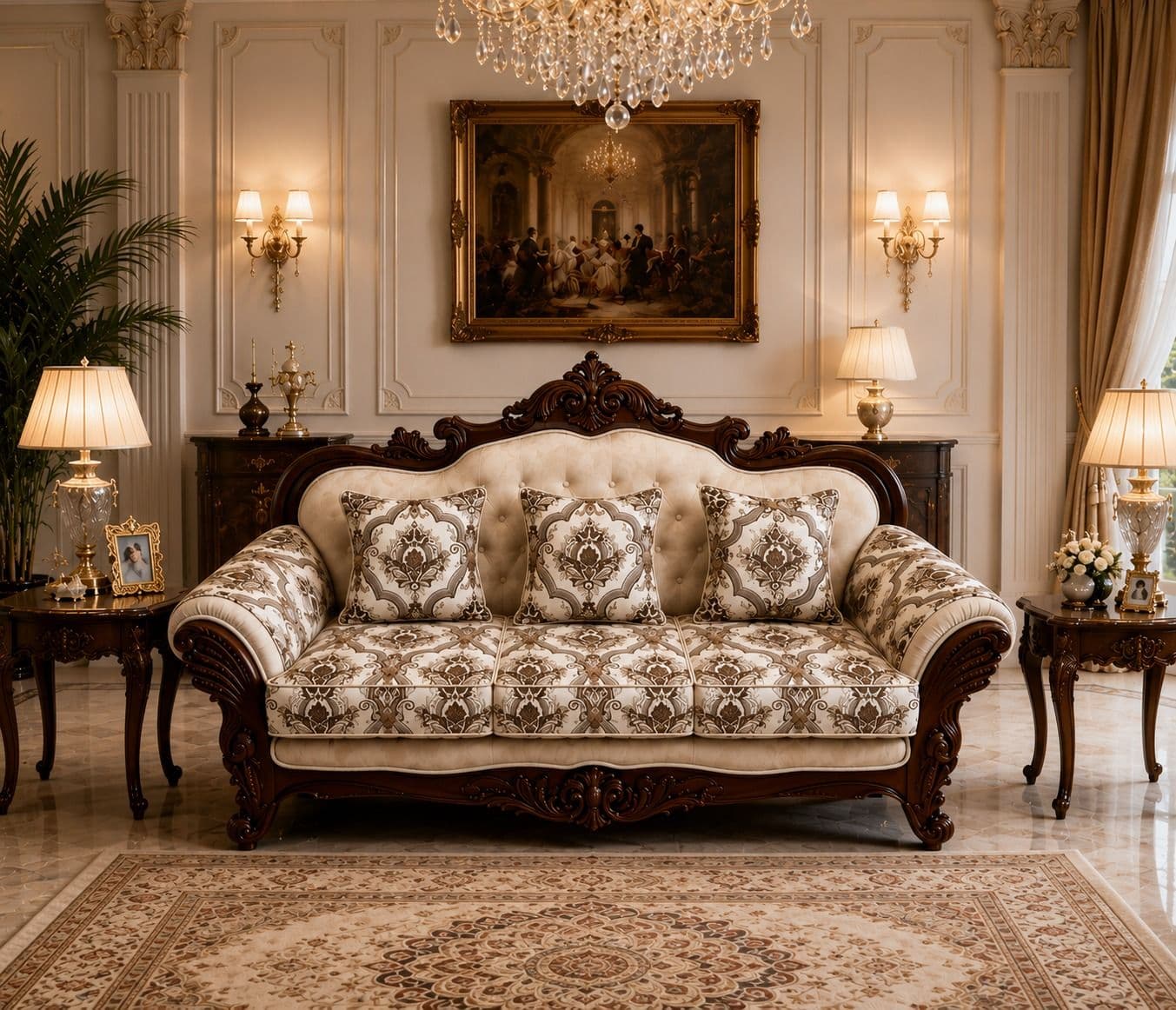 Carving Heritage Sofa Set 3+2+2+CT (RCH SF) (OWD)