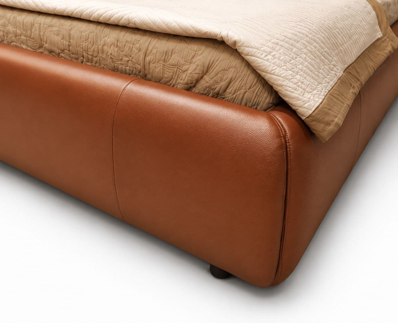 Image 11 for SB-2512 King Size Bed With Hydraulic Stoarge Multi Layer Solid Wood Full Grain Leather With Sponge + Feather (WF)(HYD)
