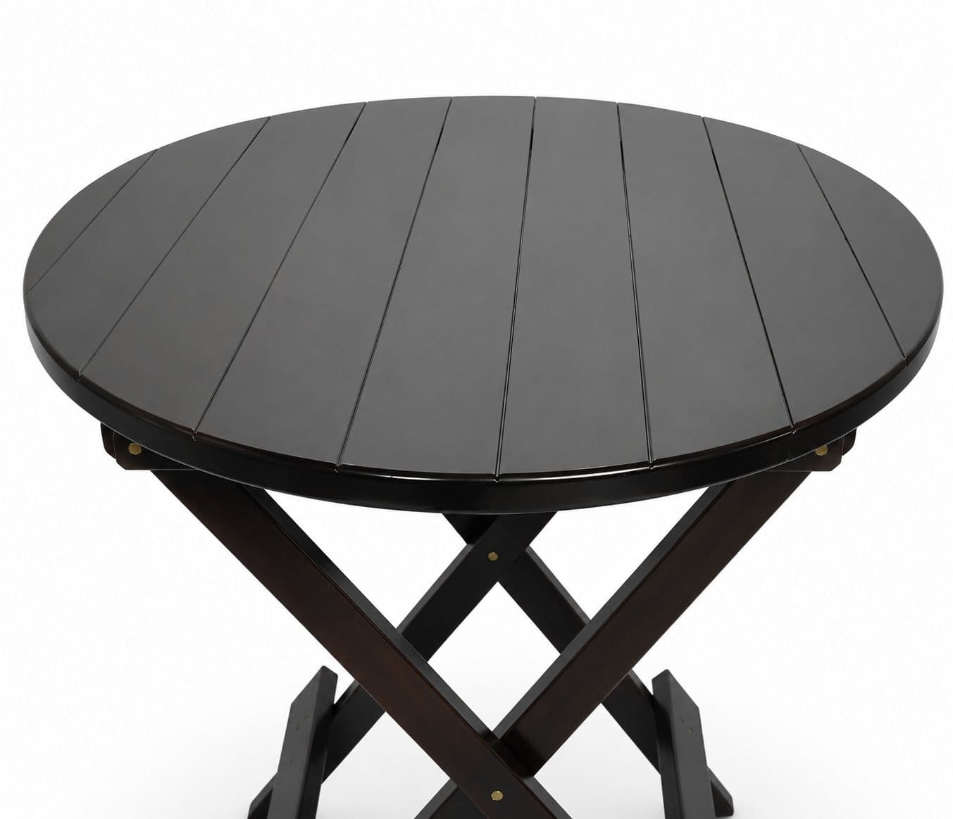 Image 4 for Folding Round Table Sheesham Wood (BGPKU) (OWD)