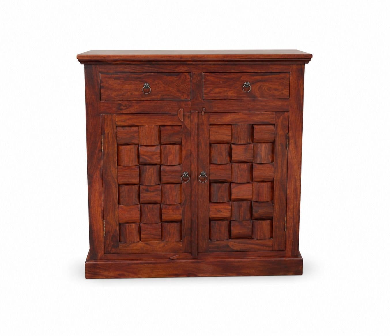 Image 3 for Niwar 2 Do & 2 Dr Small Side Board Sheesham Wood (BGPKU) (OWD)