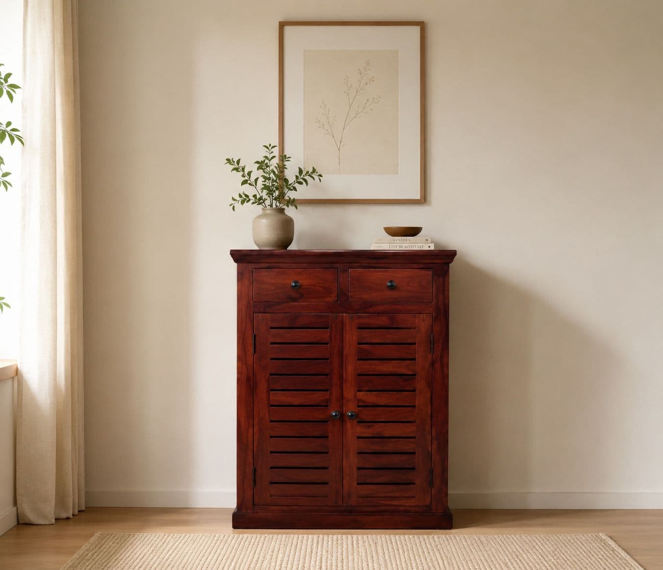 Image 1 for Shoe Rack Sheesham Wood (BGPKU) (OWD)