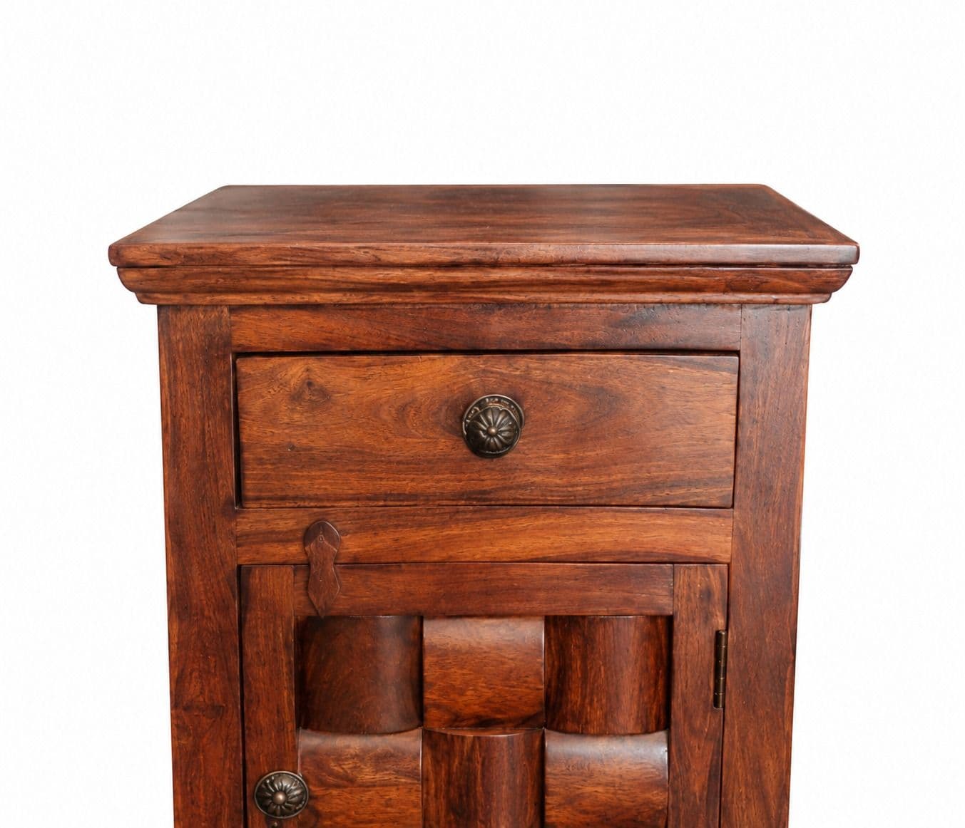 Image 3 for Niwar Bedside Table Sheesham Wood (BGPKU) (OWD)