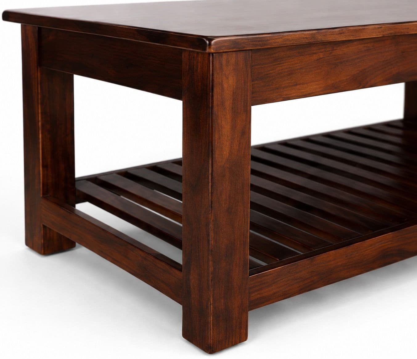 Image 5 for Double-Top Center Table Sheesham Wood (BGPKU) (OWD)