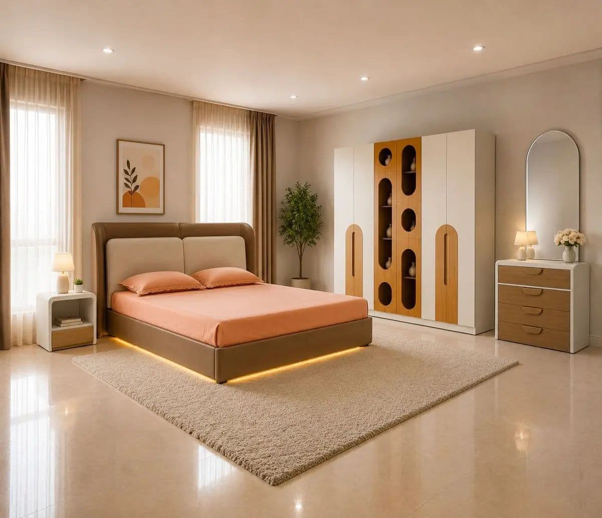 45002 Bedroom Full Set (HYD)