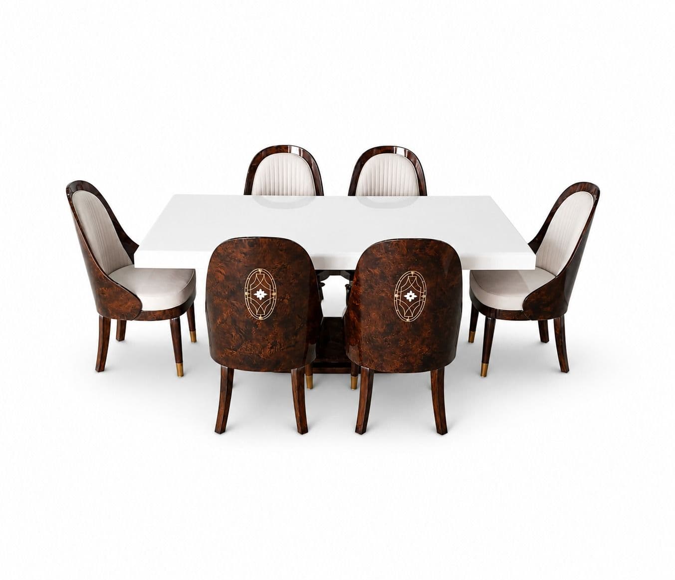 Image 4 for Baccha Polyster 1+6 Seater Dining Set ( RCH TD)(OWD)