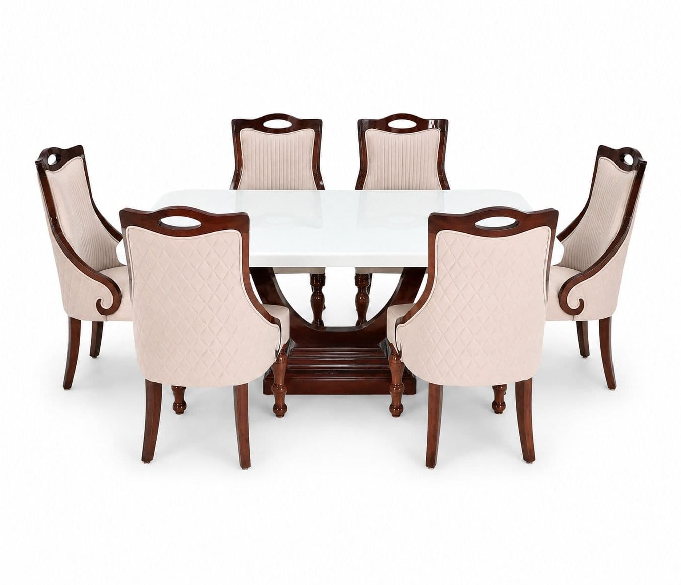 Image 6 for Ribbon Handle 1+6 Seater Dining Set ( RCH TD)(OWD)(WF)