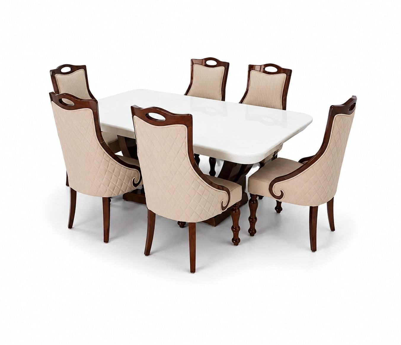 Image 5 for Ribbon Handle 1+6 Seater Dining Set ( RCH TD)(OWD)(WF)