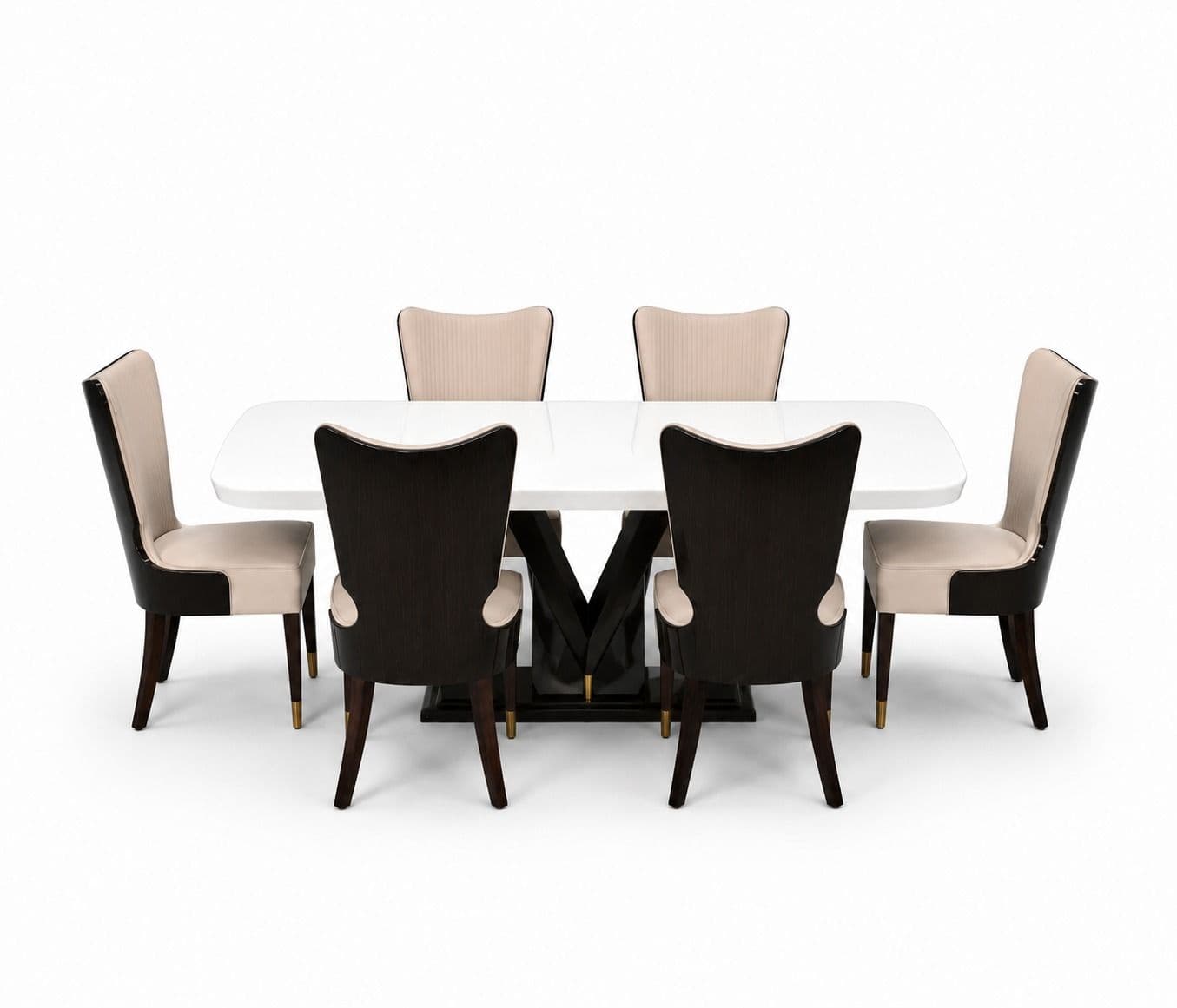 Image 2 for V-Type 1+6 Seater Dining Set ( RCH TD)(KORA)