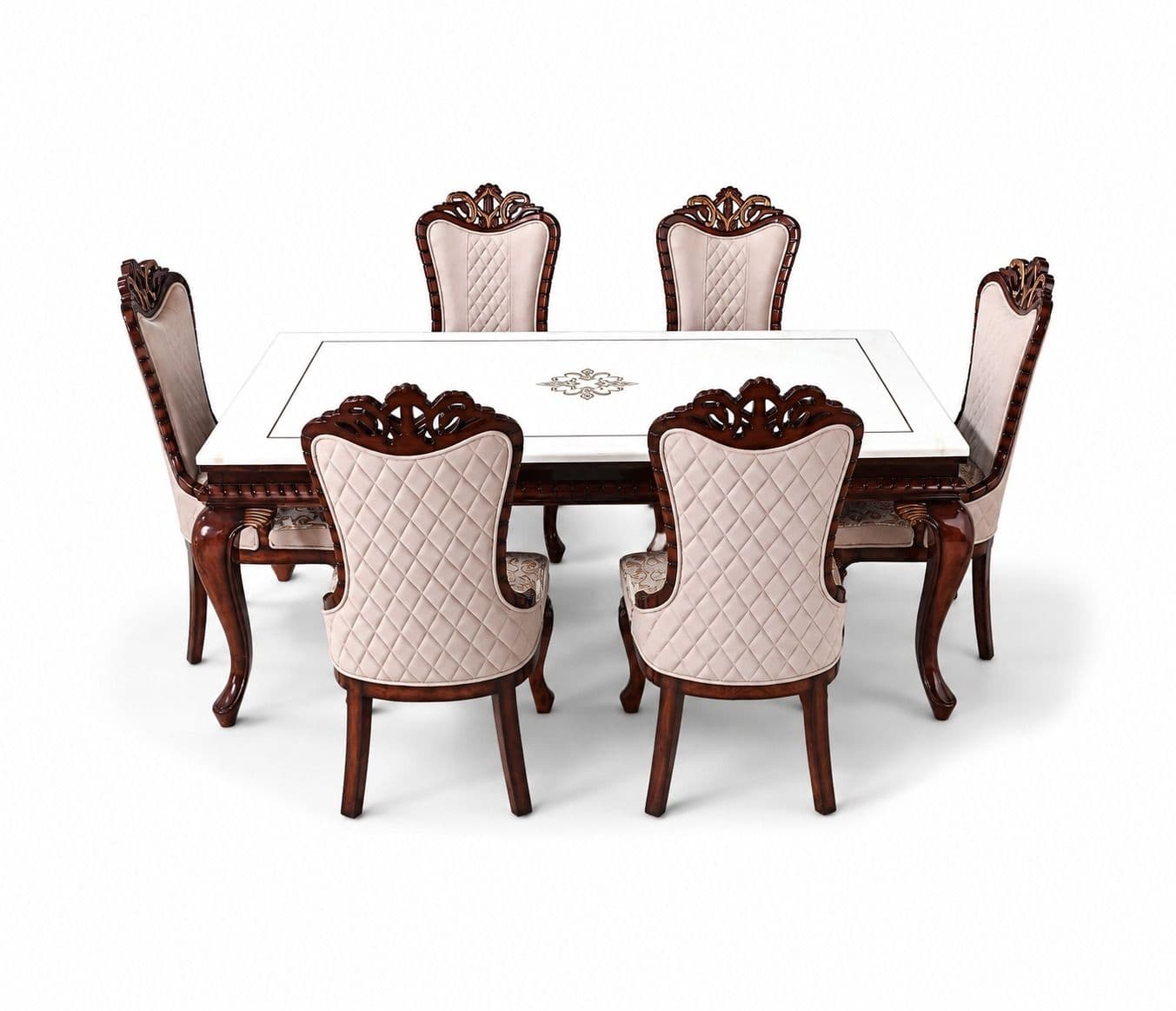 Image 5 for Trishul 1+6 Seater Dining Set (RCH TD)(OWD)(EC)