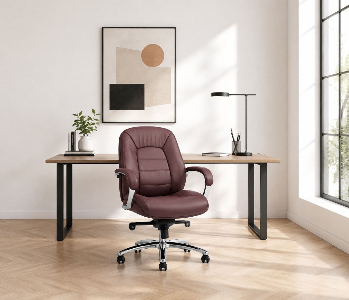 Image 1 for Boss MB Brown Office Chair (PM)