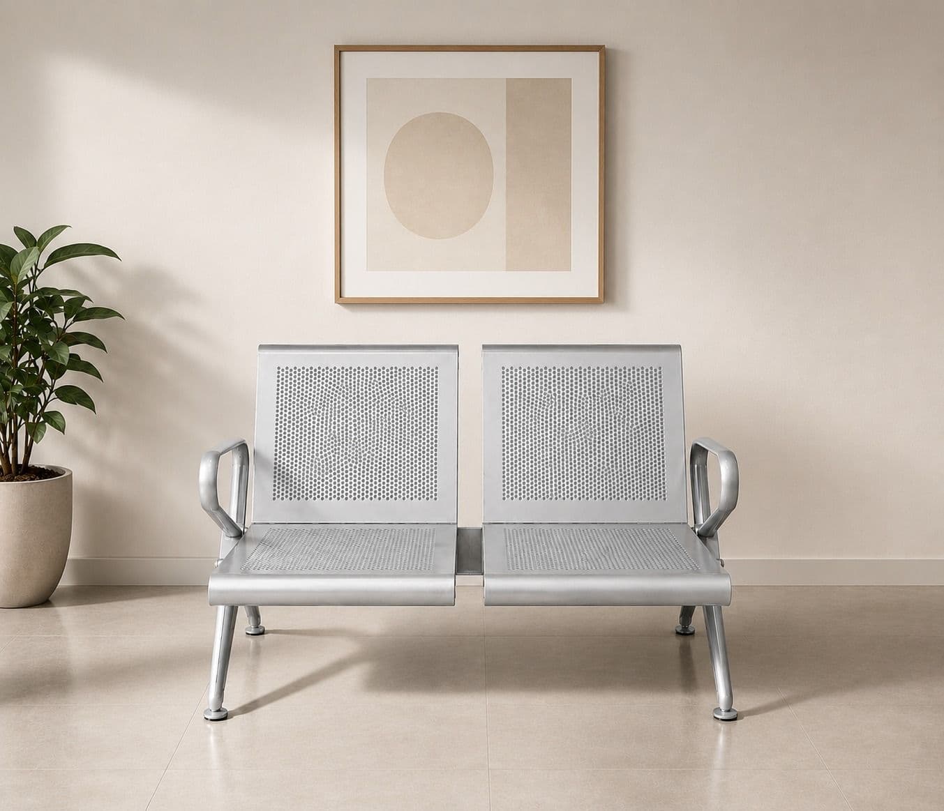 Image 1 for Metro 2 Seater Waiting Room Chair (PM)