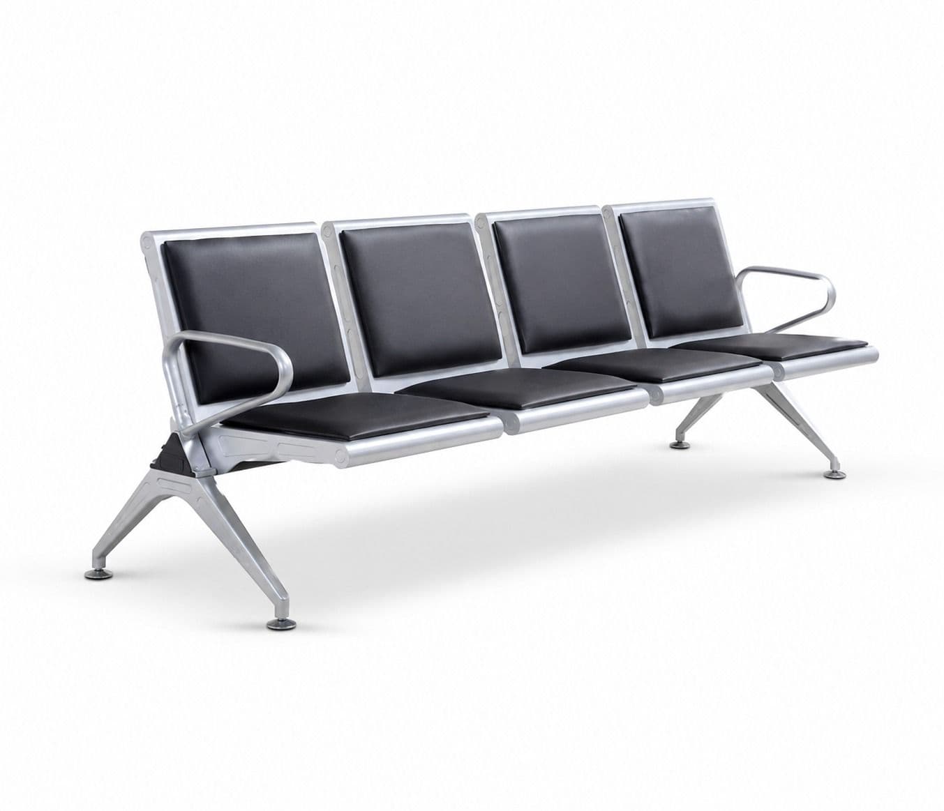 Image 3 for Metro 4 Seater With Cushion Waiting Room Chair (PM)