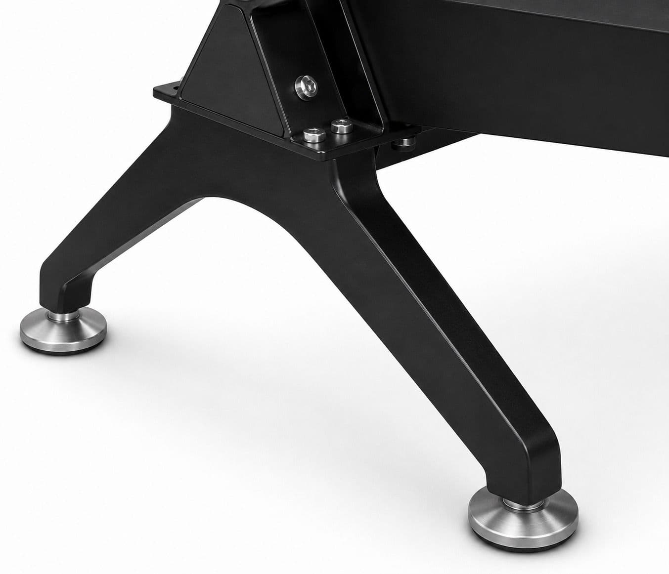 Image 6 for Oscar 3 Seater Black & Grey Waiting Room Chair (PM)