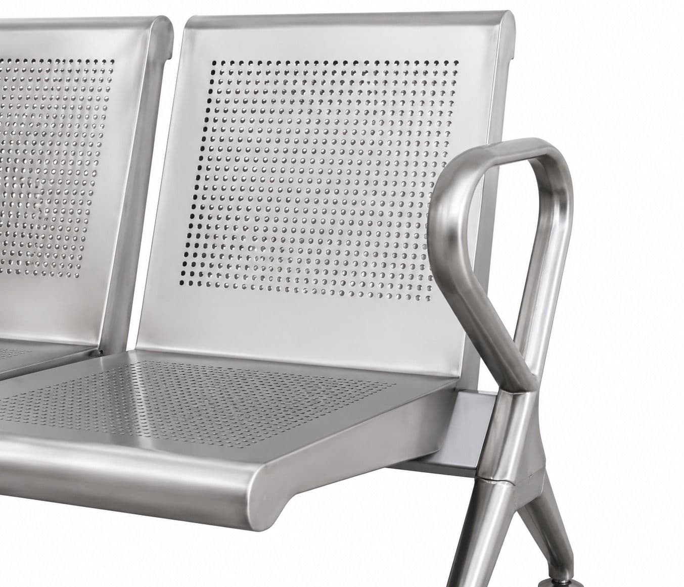 Image 3 for Metro SS (202 Grade) 3-Seater Waiting Room Chair (PM)