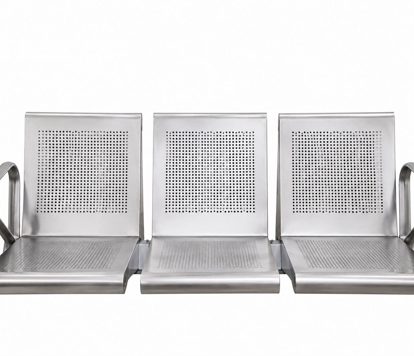 Image 4 for Metro SS (202 Grade) 3-Seater Waiting Room Chair (PM)