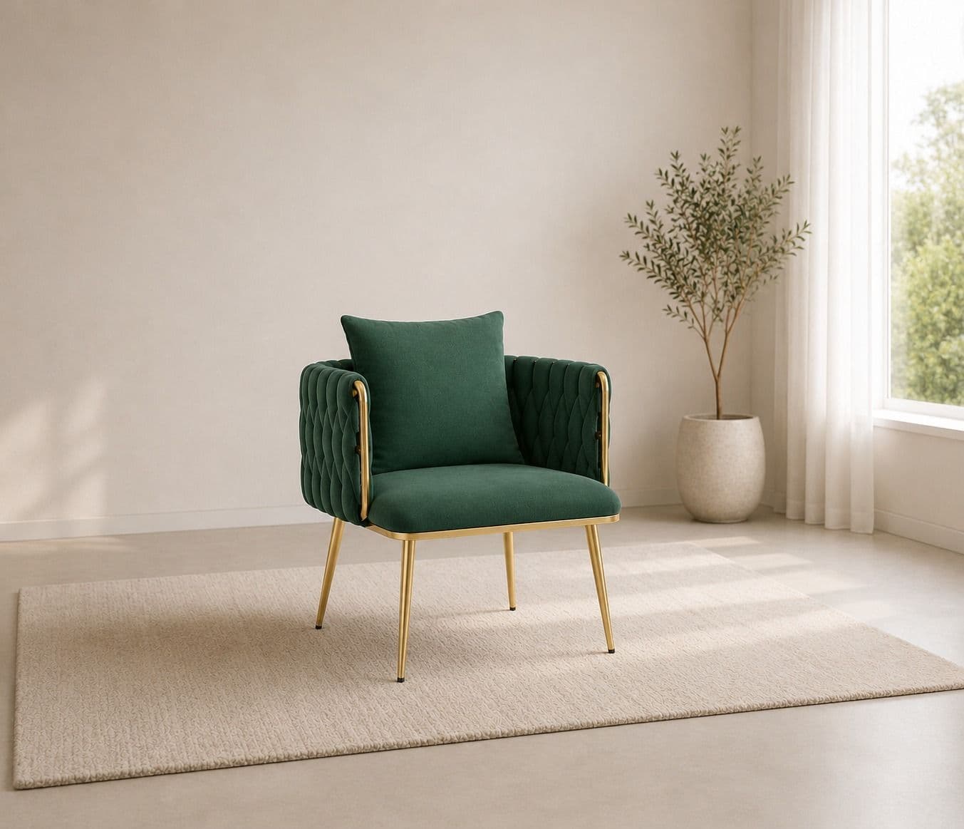 Image 1 for New Gold Frame Chair (PM)