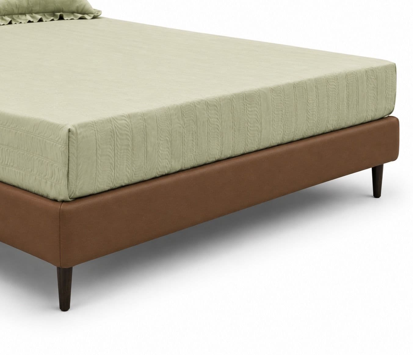 Image 4 for 1366_20 King Size Without Storage Leather Bed With Pine Wood Frames (HYD)