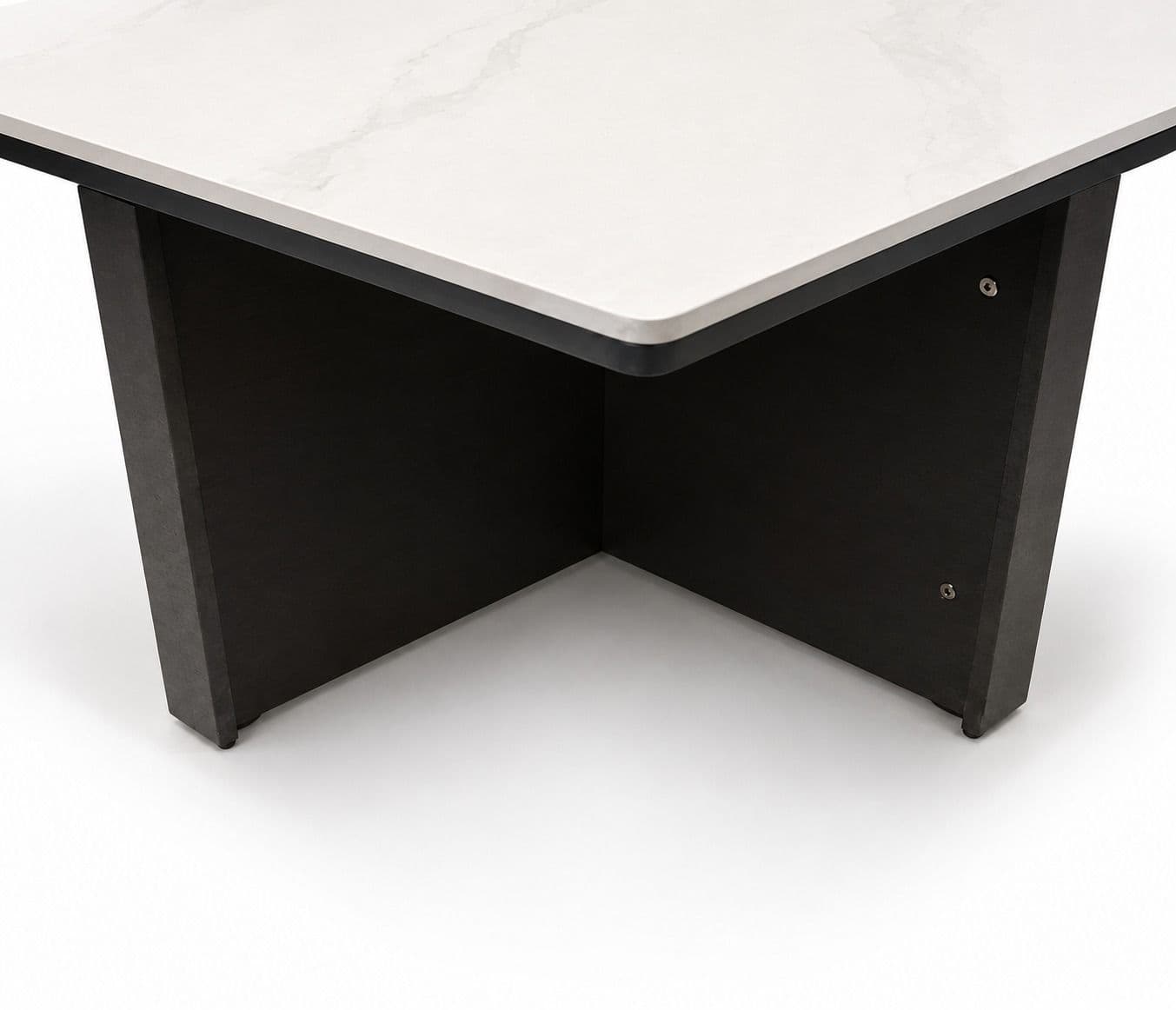 Image 5 for Dino Center 3636 Table With 4 Puffys Marble Top With Wooden Base (HYD)