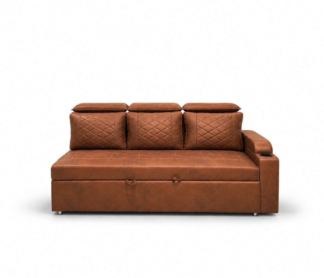 Image 15 for Dreamer Sofa Cum Bed Micro Suede Fabric Neem Wood Frames 40 Density Cushions Back Foam Recron Polly (BTM OTD)