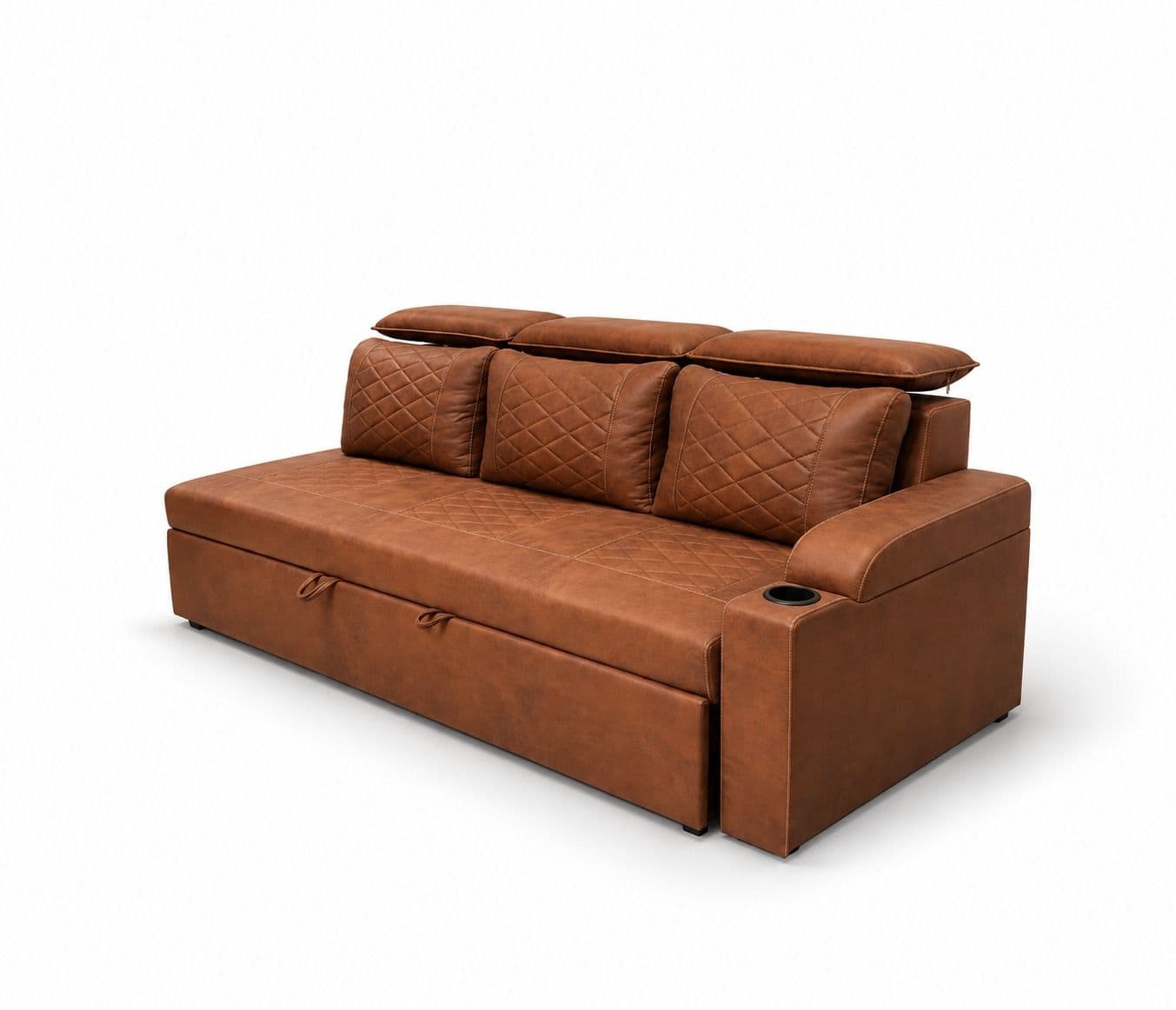 Image 16 for Dreamer Sofa Cum Bed Micro Suede Fabric Neem Wood Frames 40 Density Cushions Back Foam Recron Polly (BTM OTD)