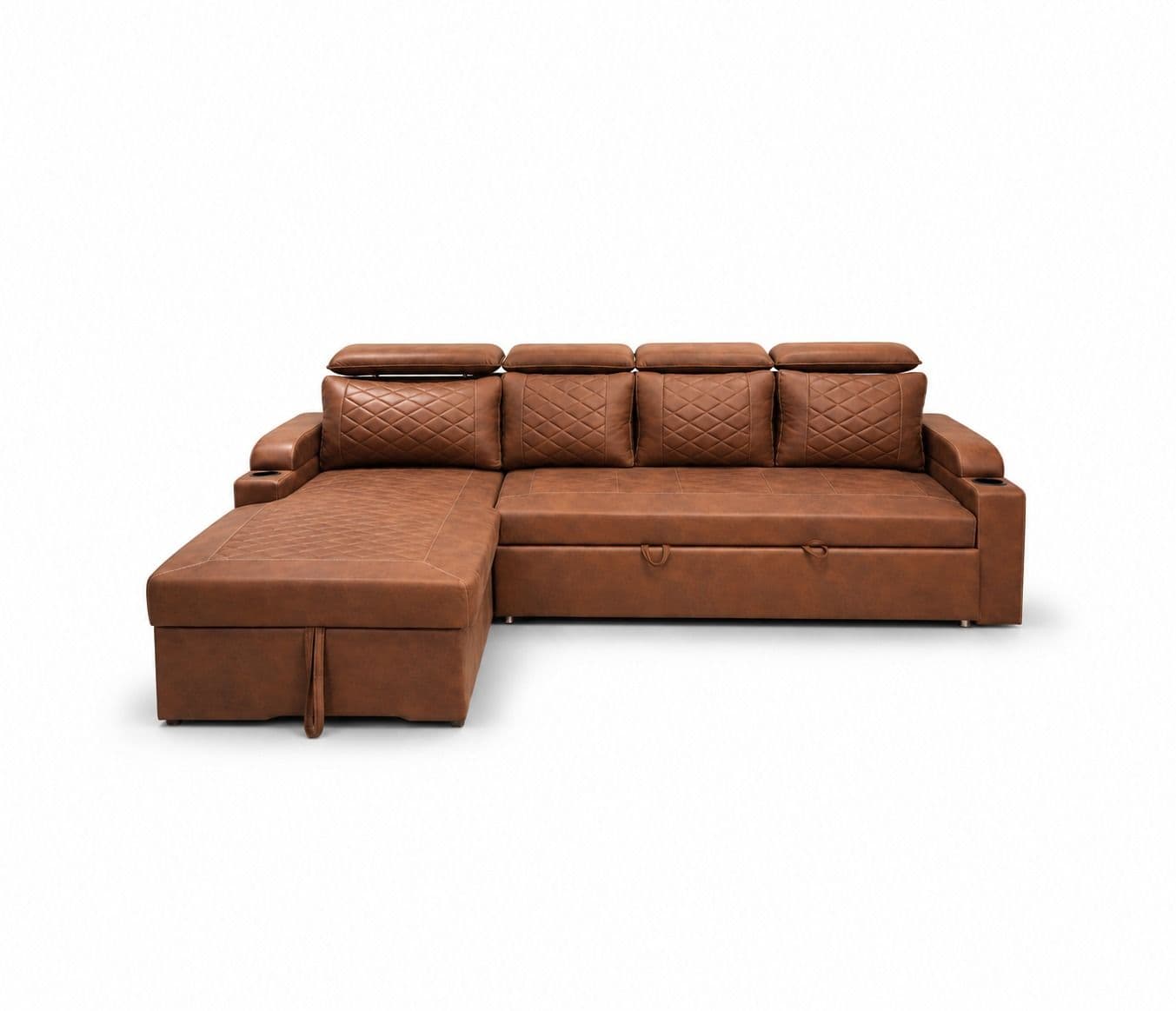 Image 6 for Dreamer Sofa Cum Bed Micro Suede Fabric Neem Wood Frames 40 Density Cushions Back Foam Recron Polly (BTM OTD)