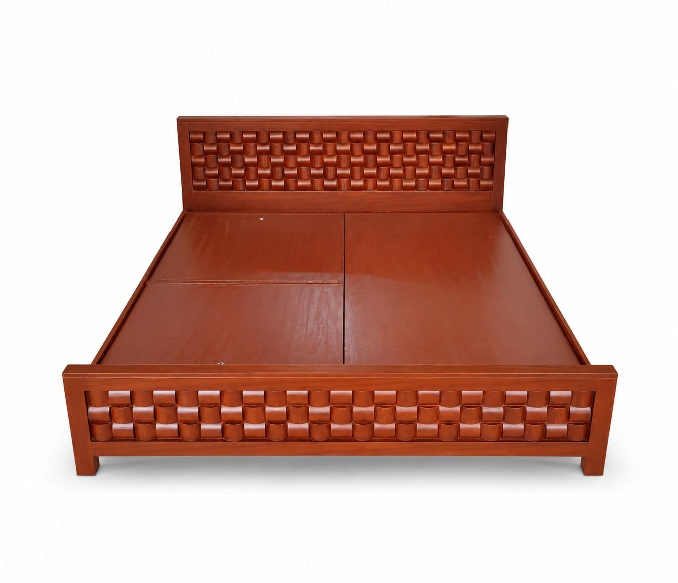 Image 11 for SK Chocolate Cot King Size With Regular Storage (WH)