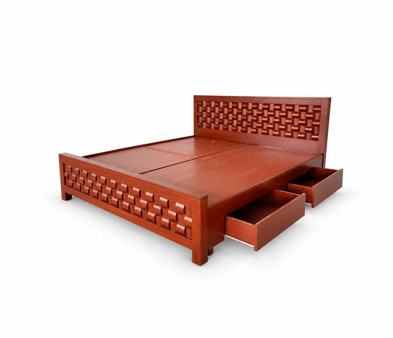 Image 4 for SK Chocolate Cot King Size With Regular Storage (WH)