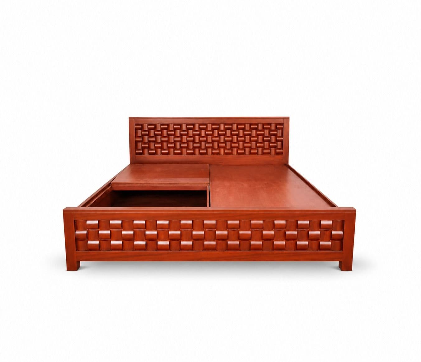 Image 5 for SK Chocolate Cot King Size With Regular Storage (WH)